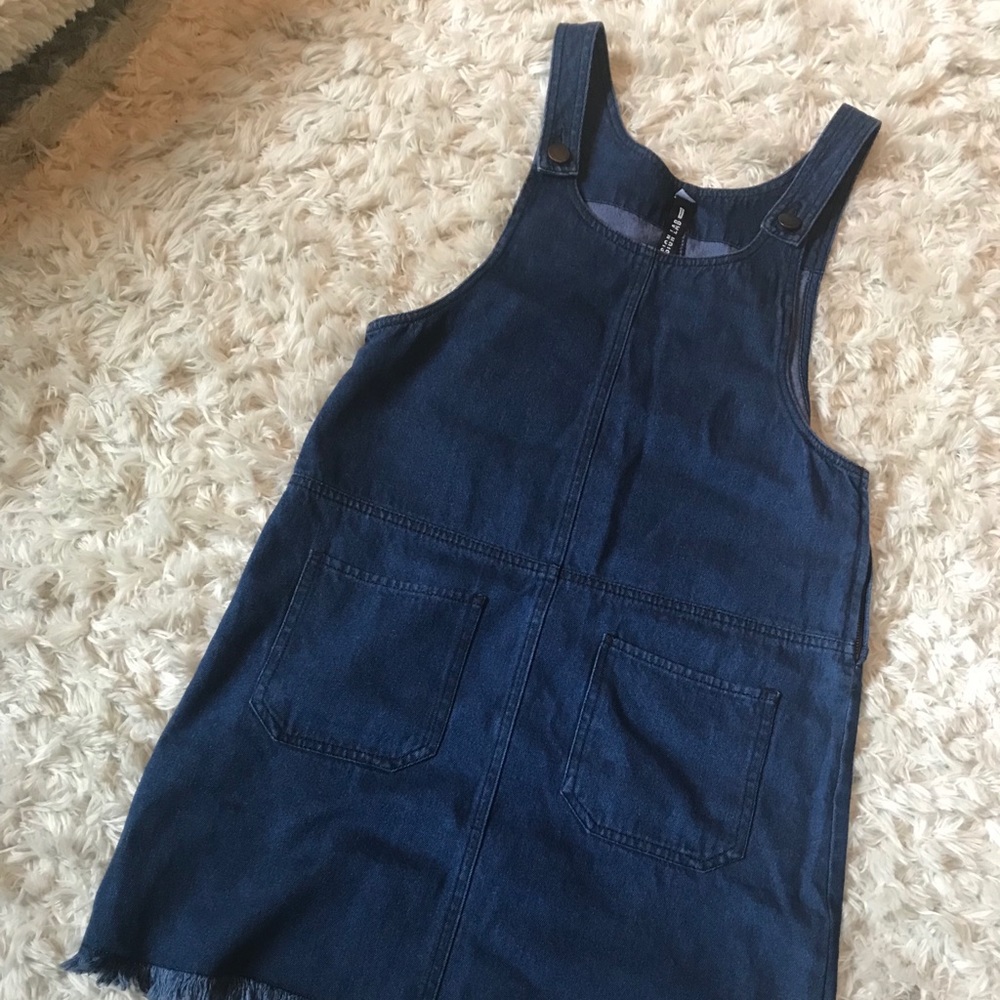 BLOOMINGDALES (Design Lab) Jean Overall Dress